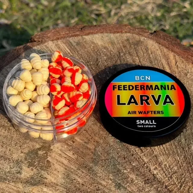Kiárusítás Feedermania Larva Air Wafters Two Tone lárva alakú horogcsali BCN S