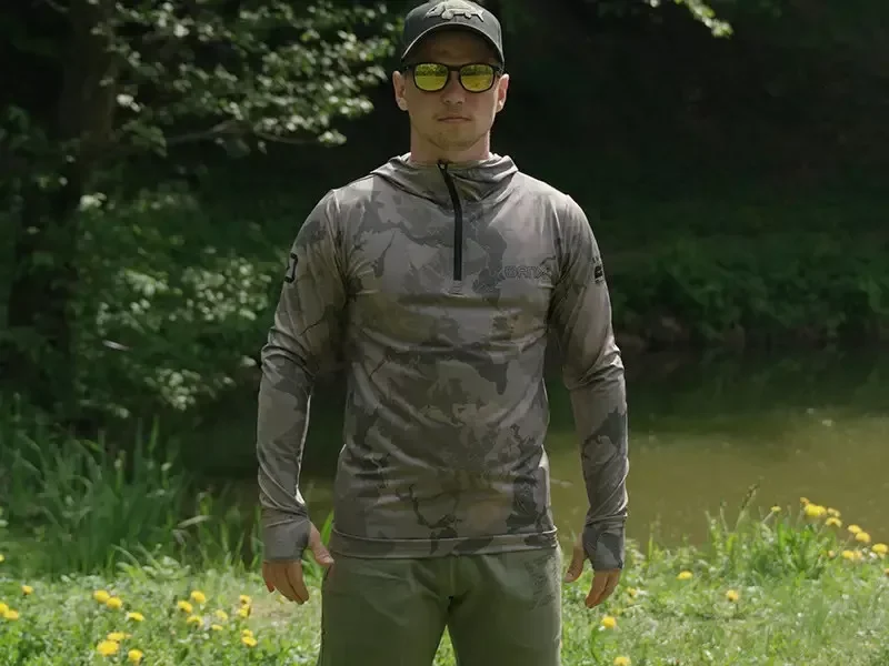 Delphin UV ARMOR 50+ Banx kapucnis hosszúujjú póló XL Szuper akció