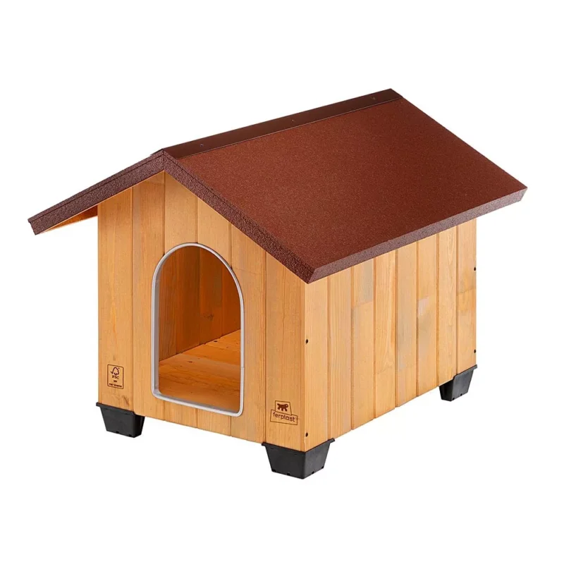 Ferplast Domus Medium Fa Kutyaház 73 X 85 X H 67,5 Cm (87002000) Szezonális akció