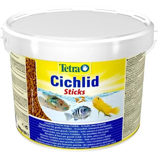 Legkelendőbb Tetra Cichlid® Sticks 10 Liter sügértáp gazdaságos kiszerelésben (153691)