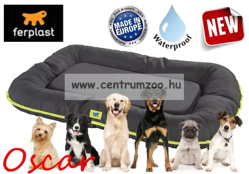 Ferplast Oscar 80 víztaszító prémium fekhely fekete (81095017) Végkiárusítás