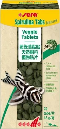 Szuper akció Sera Spirulina Tabs 24 db tablettás díszhaltáp (00920)