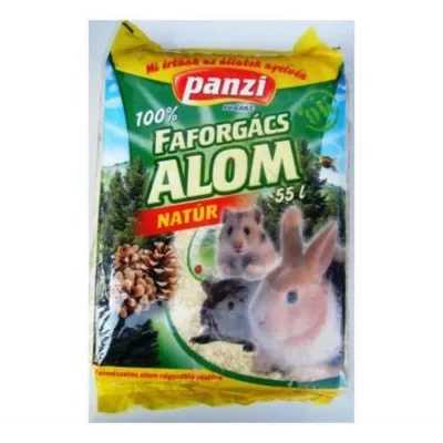 Panzi Rodent Nature préselt forgács maxi alom 55 liter (304618) Biztonságos fizetés