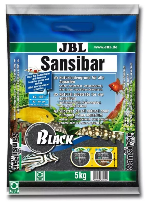 Outlet Jbl Sansibar Dark Akváriumi kavics aljzat 5 kg (Jbl67050)