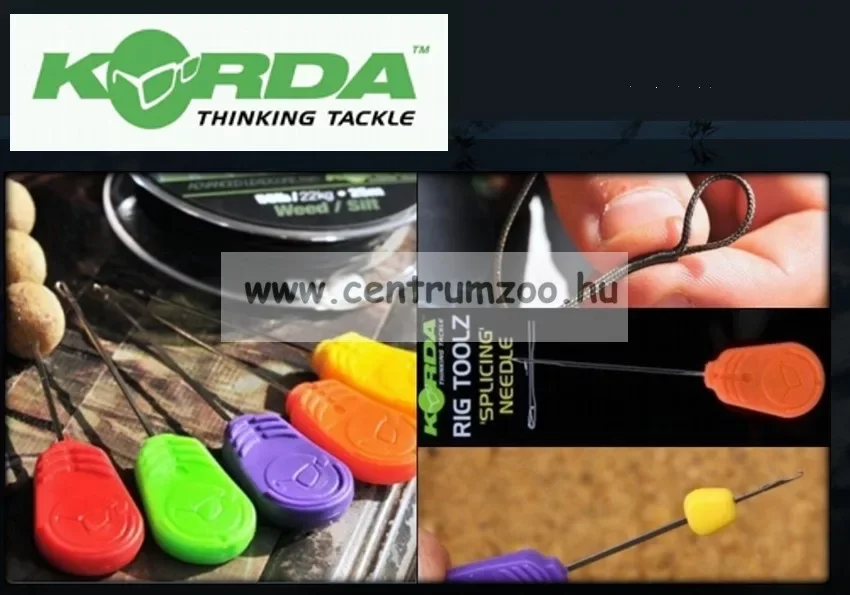 Fűzőtű - Korda Fűzőtű Heavy Latch Needle Green 7Cm (Kbnh) Zöld Újdonság