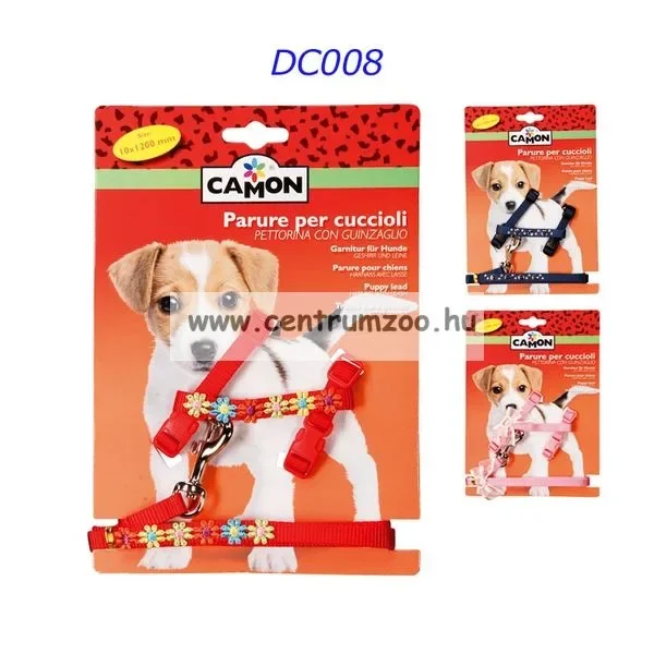 Camon Parure Per Cuccioli Kutyahám + Póráz Több Színben (Dc008) Különleges ajánlat
