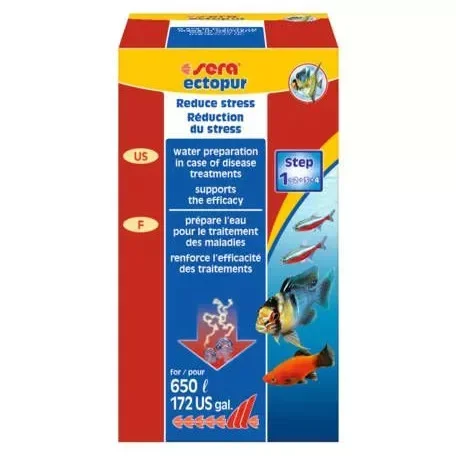 Újdonság Sera Ectopur Só 130g Gomba, Ectoparazita ellen (002320)