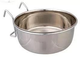 Trixi fém etető, itató tál 9 cm átmérő 300 ml akasztós (Trx5494) Outlet