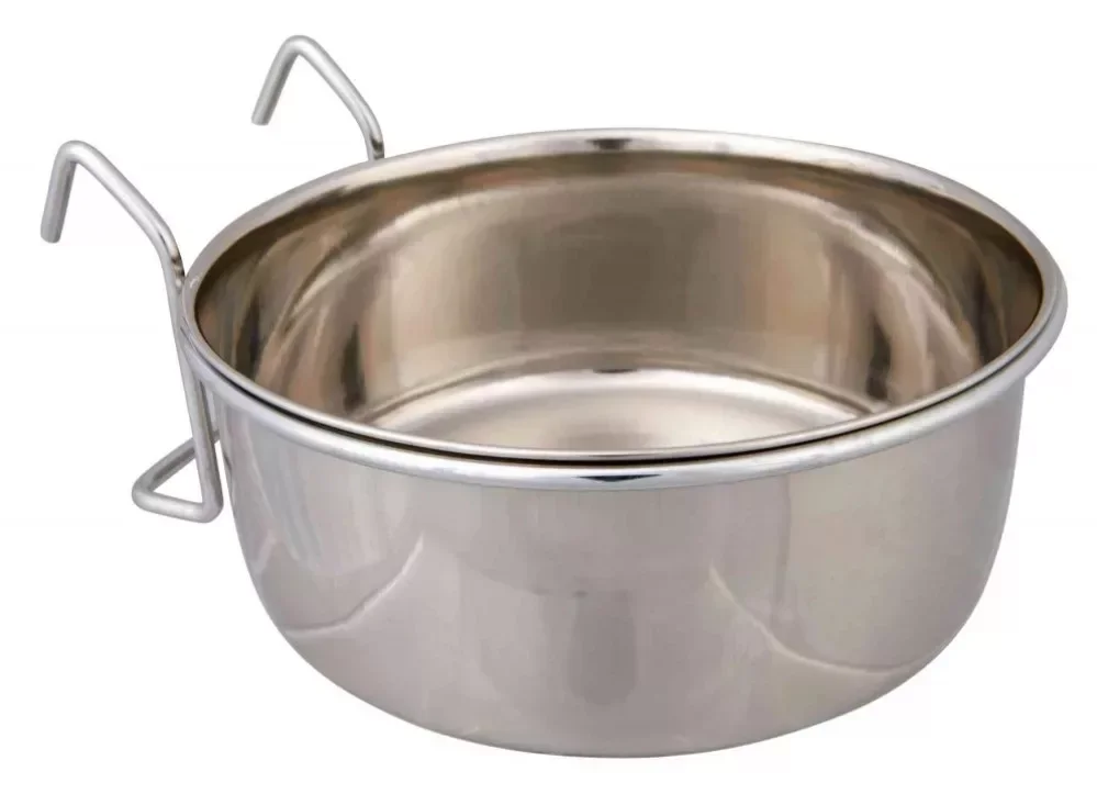 Trixi fém etető, itató tál 12,2 átmérő 600 ml akasztós (Trx5495) Legnépszerűbb