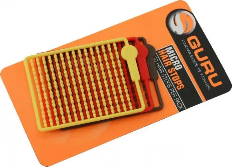 Guru - Micro Hair Stops -Red, Braun, Yellow Bojli, Pellet stopper (GHS) Utolsó esély