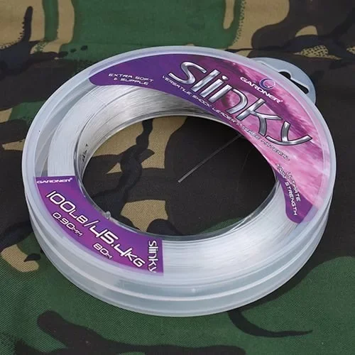 Ajánlat Gardner - Slinky Clear kopásálló előtétzsinór - kagylóálló 40lb 20kg 0,55mm 100m (SLI40)