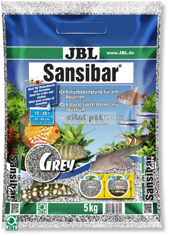 Jbl Sansibar Grey Akváriumi kavics aljzat 5 kg (Jbl67062) Szürke Azonnali szállítás