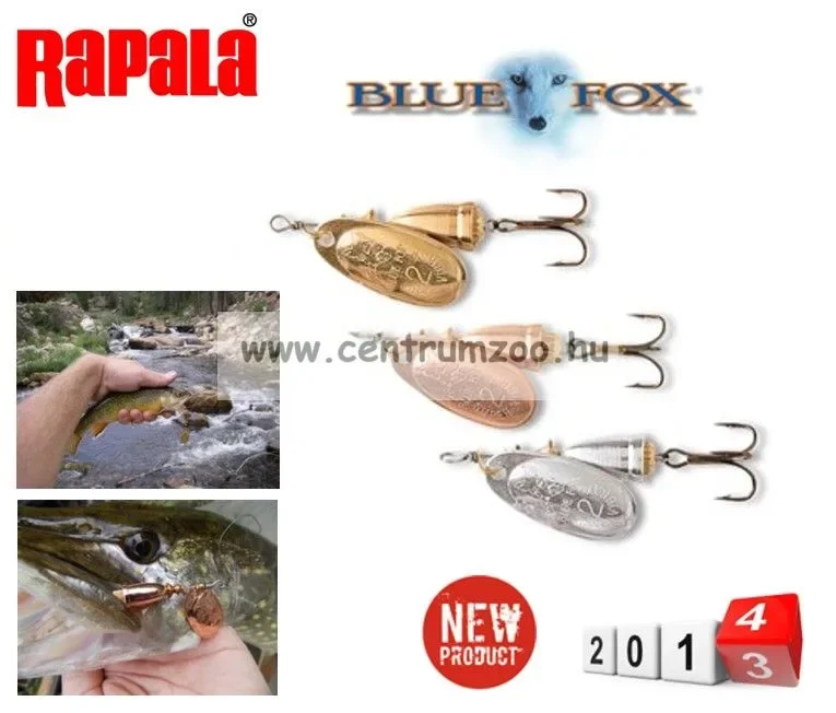 Újdonság Rapala Blue Fox Vibrax Bf5 Villantó