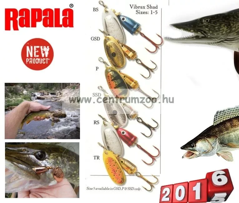 Outlet Rapala Blue Fox Vibrax Shad Bfsd3 Villantó