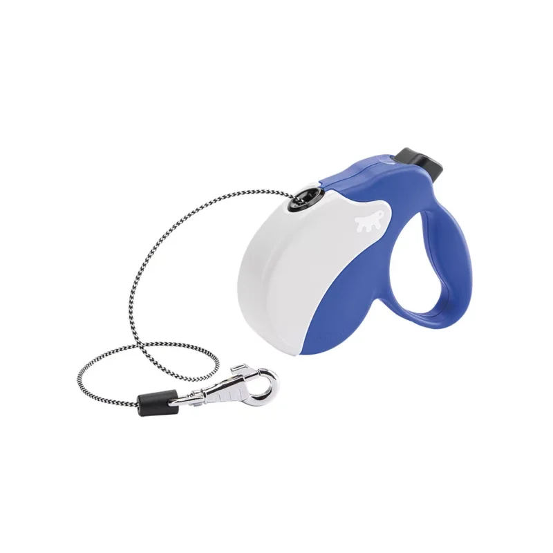 Ferplast Amigo Cord Small 5 m 15 kg automata póráz Blue White (75710025) Biztonságos fizetés