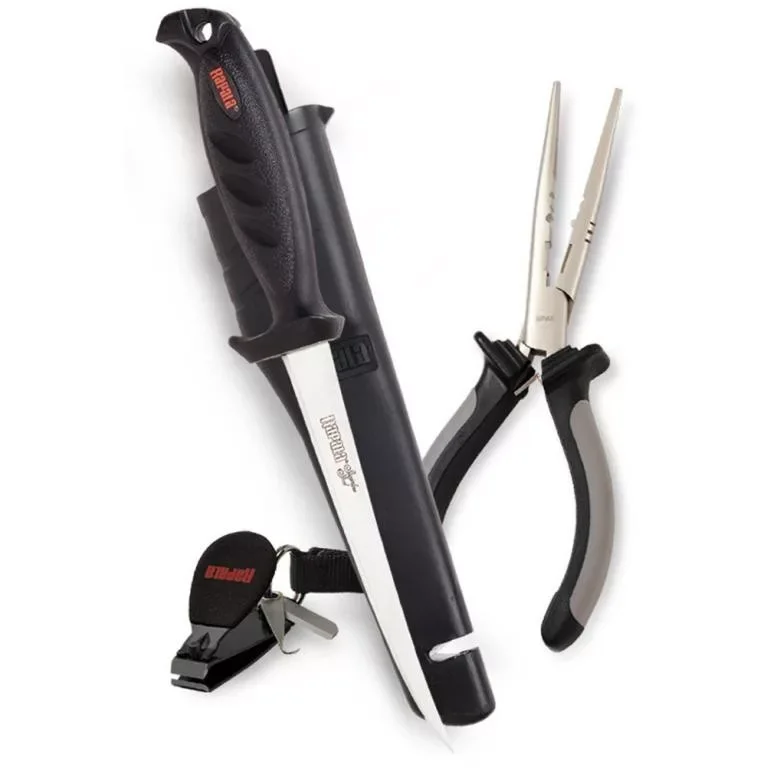 Kihagyhatatlan ajánlat Rapala 3In1 Knife Pliers Combo fogó+kés+zsinórvágó szett RTC-6P136C (RA0100116)