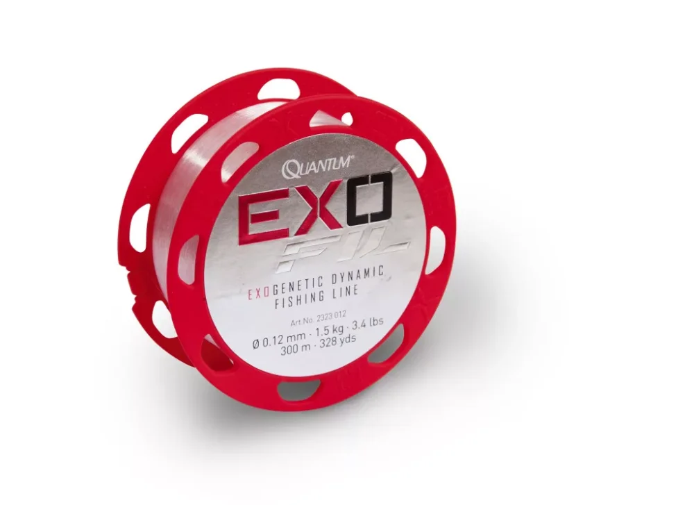 Utolsó esély Quantum Exofil Spinning Line 300M 0,18Mm 3,10Kg Transparent Superpremium Monofil Zsinór (2323018)