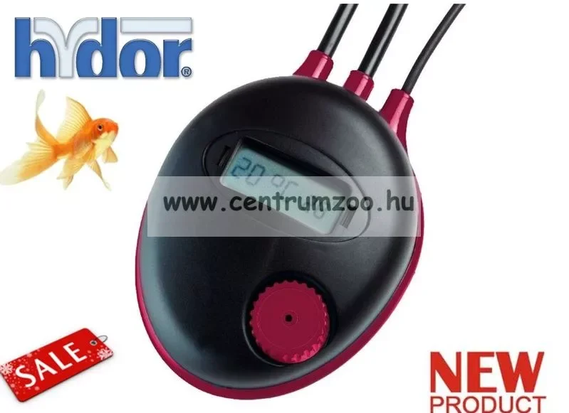 Hydor Aqua-Terra Digit Thermostat Hőmérő És Hőmérséklet Szabályzó Kijelzővel (T03200) Csak ma