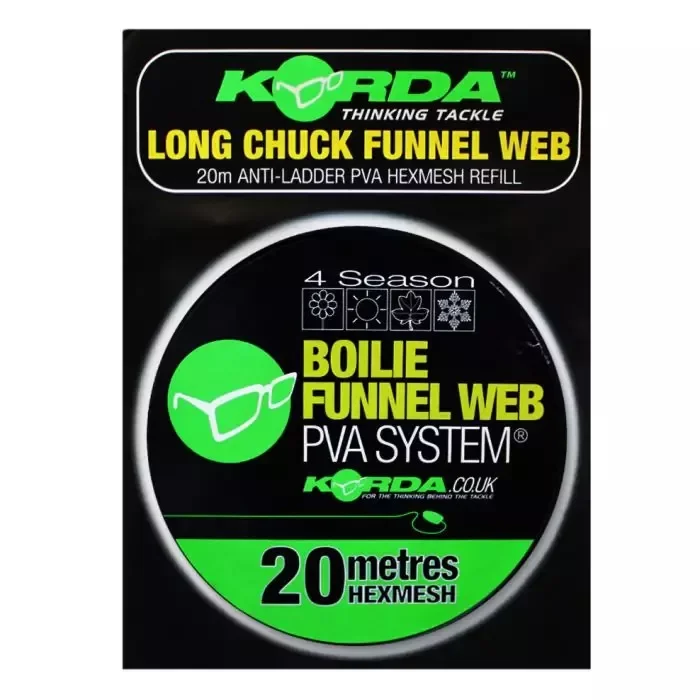 Gyors szállítás Korda Funnel Web Micromesh – 20m Refill PVA szalag (KBMR20)
