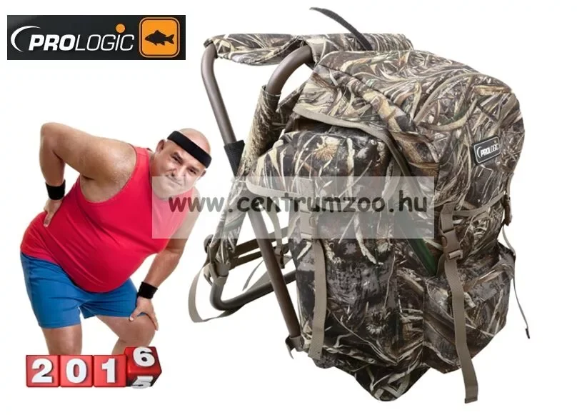 Prologic Max5 Heavy Dutyn erős hátizsákos horgászszék 51x34x32cm (SVS49080) Expressz kézbesítés