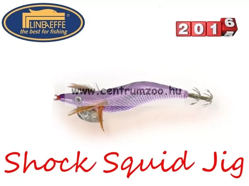 Kedvezményes ár Lineaeffe Super Shock Squid Jig Ln-23 Tengeri Műcsali 9,0Cm (5080030) - Purple