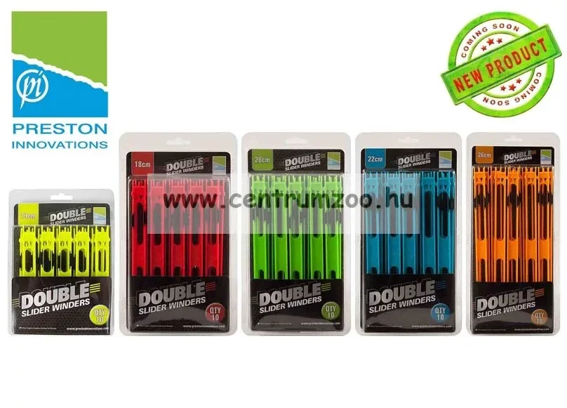Preston Double Slide Winders 220mm Blue szerelék tartó létra szett 10db PDSW/22 (P0020017) Rendeld meg most