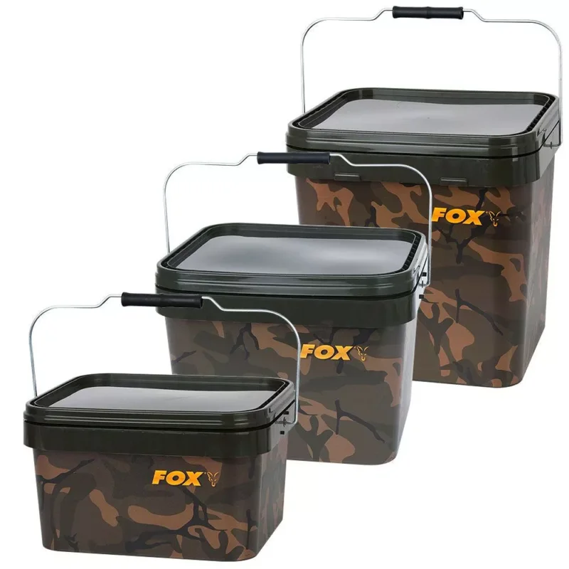 Olcsó Fox Camo Square Bucket Medium 5l - terepmintás vödör (CBT005)