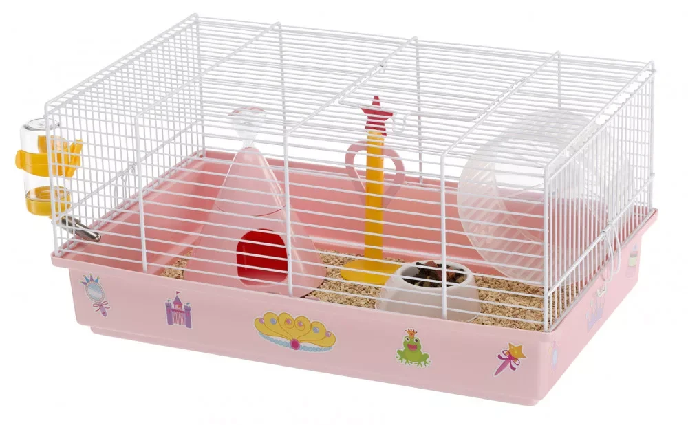 Ferplast Criceti 9 Princess Hamster Home felszerelt 46x30x22,5cm hörcsög ketrec (57009062) Expressz kézbesítés