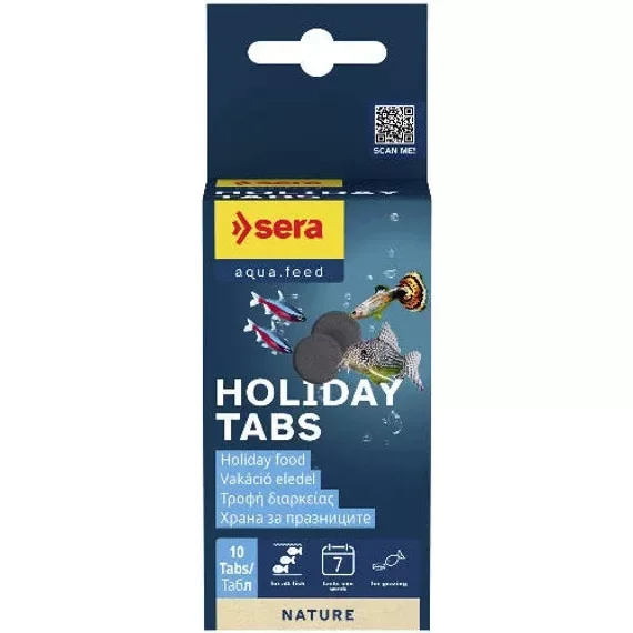 Ne maradj le Sera Holiday 10 db (000990) díszhaltáp nyaralás idejére