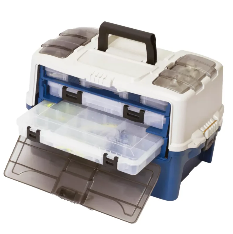 Szuper ajánlat Plano Hybrid Box Horgászláda Kék-Szürke 50,4X31,5X31,2 (7237-00Kr)
