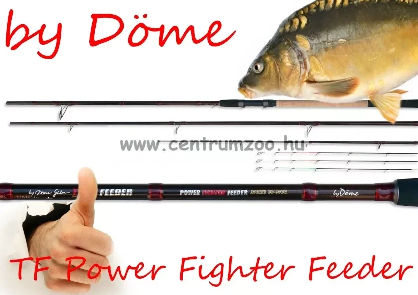 By Döme Team Feeder Power Fighter feeder 330m 15-60g (1842-330) Biztonságos fizetés