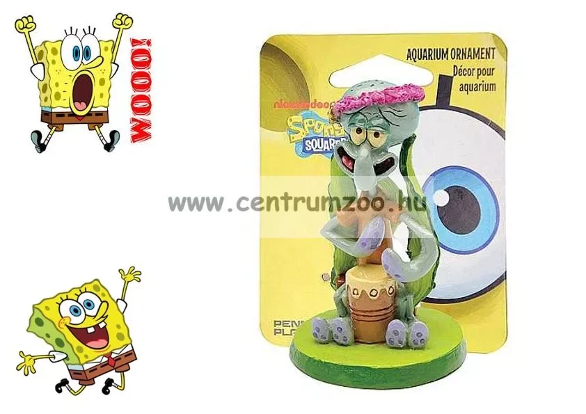 Spongebob Spongyabob Dekoráció Tintás Tunyacsáp 5Cm Akvárium Dekorációs Szobrocska (040542) Bestseller