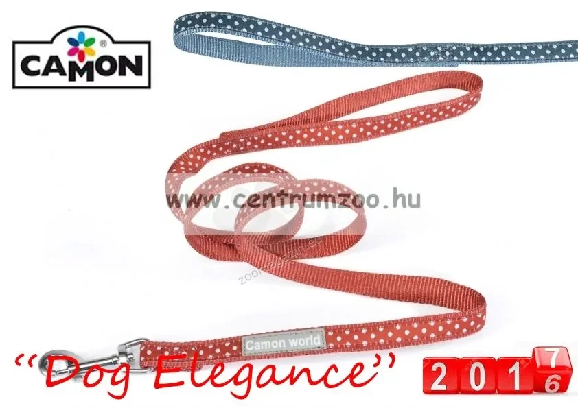 Camon Dog Elegance Blue 15Mmx1,2M Textil Póráz (Dc062/H) Kék Alacsony ár