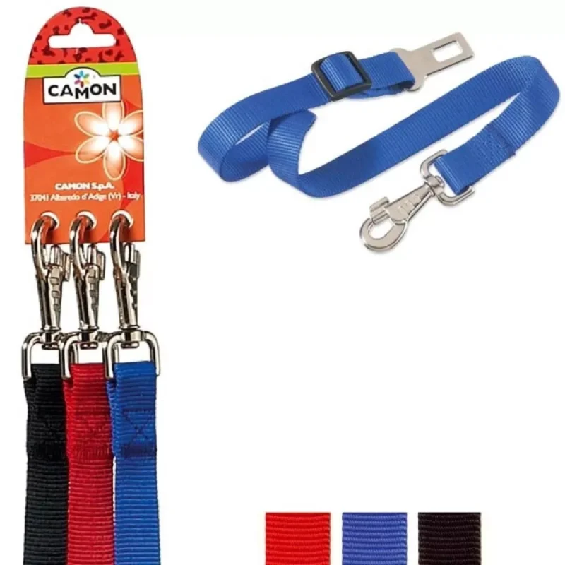 Nézd meg most Camon Safety Leash autós biztonsági öv karabínerrel 25mm (F206)
