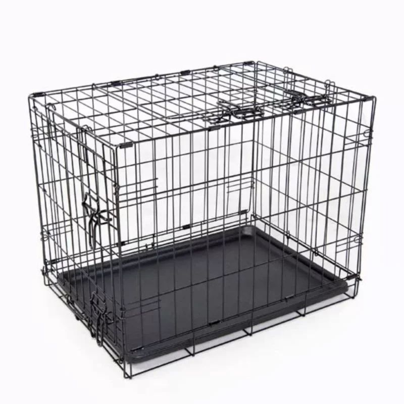 Árcsökkenés Savic Dog Cottage összecsukható fém szállító box kutyáknak 61x44x50cm (A3311)