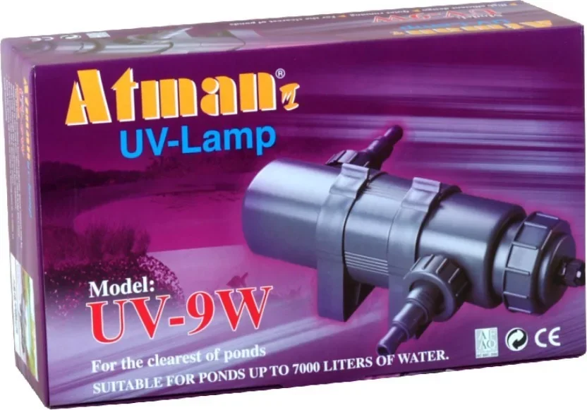 Kiárusítás Jk Animals Atman Uv-9 W Uvc -Sterilizátor Uv-C Lámpa (14021)
