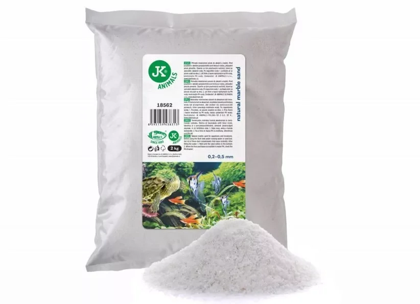 Jk Animals Aquariumsand Natural White Természetes Kvarc Kavics Akváriumba - 2Kg Fehér (18562) Biztonságos fizetés