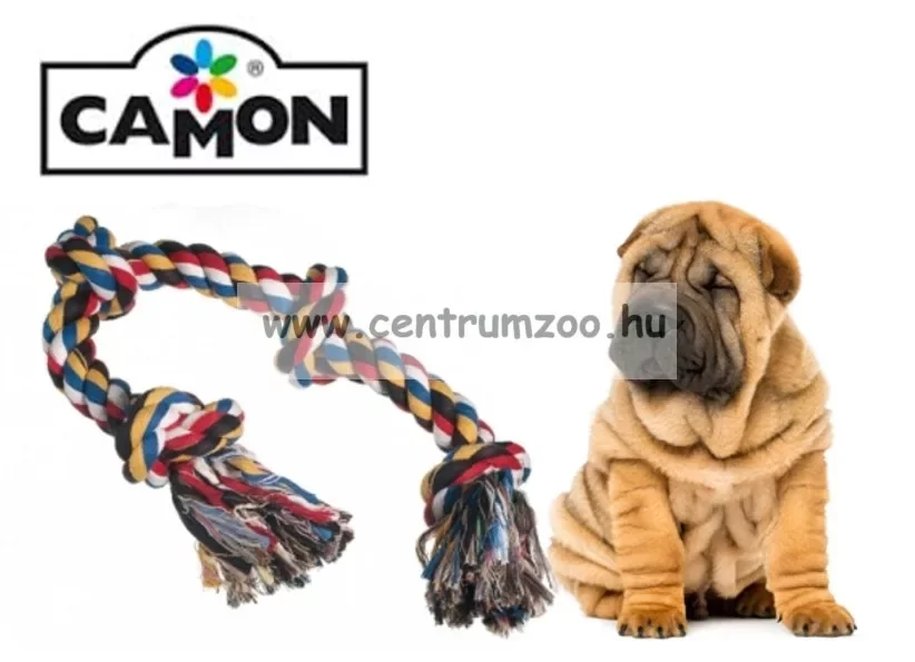 Camon Fogtisztító Kötél Csont játék kutyáknak 60 cm 360 g 4 csomós (A957/A) Árengedmény