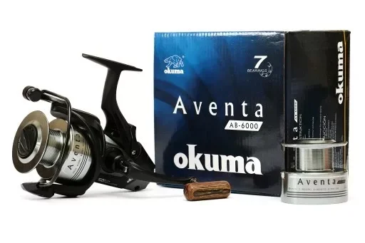 Azonnali szállítás Okuma Aventa BF AB-6000 6+1Bb Inc. Ex. Alu Spool nyeletőfékes orsó (54199)