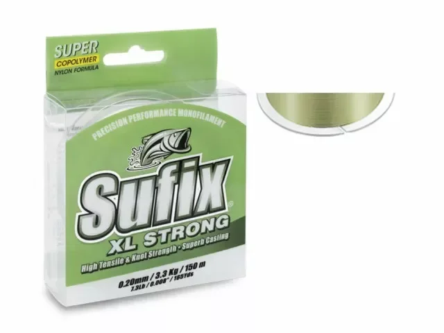 Sufix XL Strong Carp 0.23mm 4,4kg 9,7lb Lemon Green 300m Monofil Zsinór Árengedmény