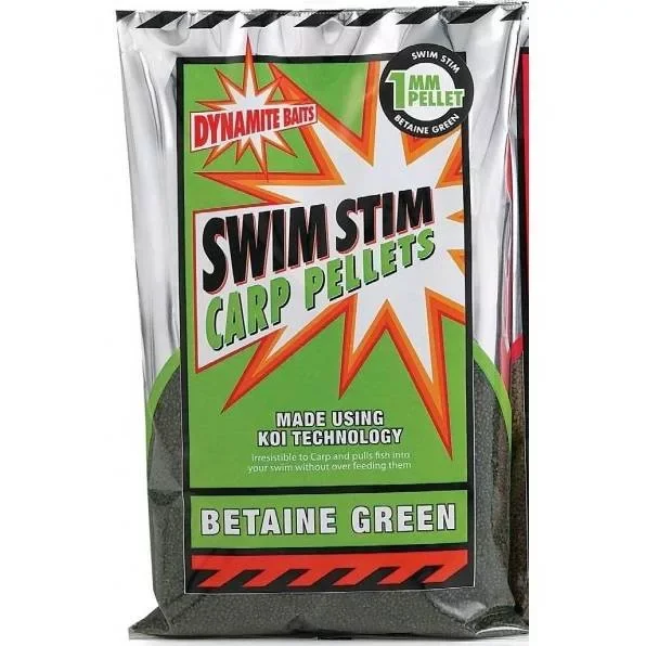 Dynamite Baits Swim Stim Natural Betaine Green pellet 3mm 900g (DY100) Szuper ajánlat