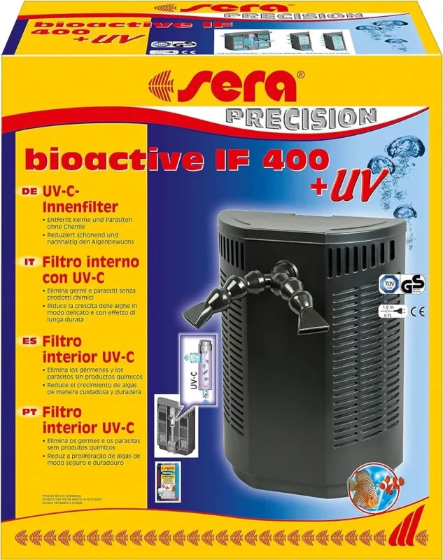 Sera Bioactive If400+UV belsőszűrő beépített UV lámpával (030598) Korlátozott ajánlat