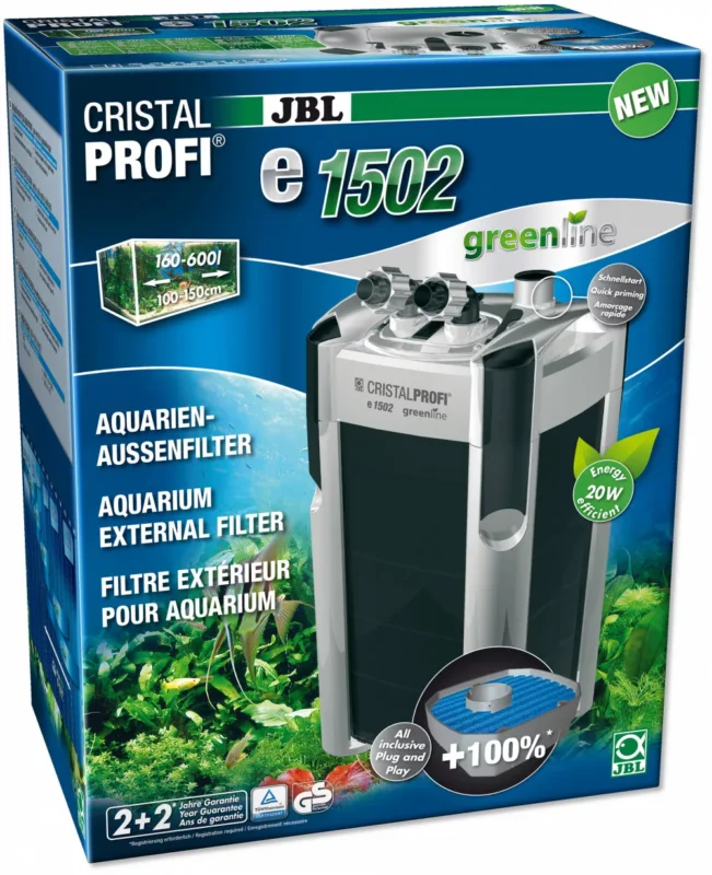 Jbl Cristalprofi E1502 Greenline külső szűrő töltettel 200-700l (JBL60283) Vedd meg most