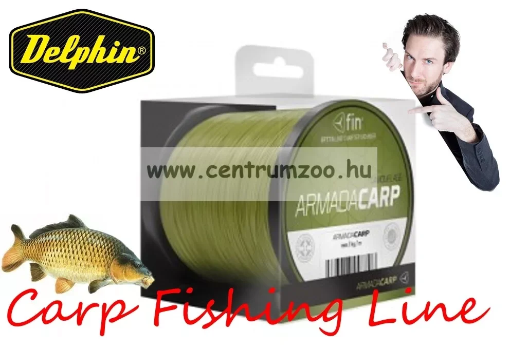 Fin Armada Carp 1200m Camou 0,30mm 15,9lbs bojlis-feederes zsinór (500623430) Prémium