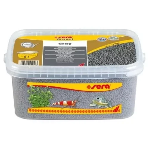 Sera Gravel Gray Akváriumi kavics aljzat 3 liter 2-3 mm (032263) Biztonságos fizetés