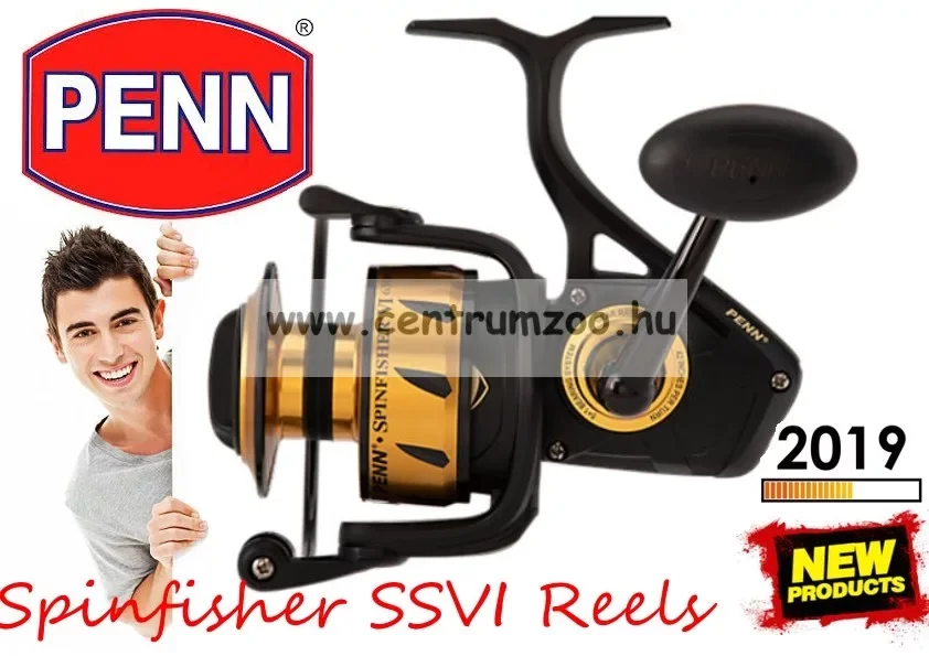 Vedd meg most Penn® Spinfisher® Ssvi 6500 Elsőfékes Erős Orsó (1481264) New