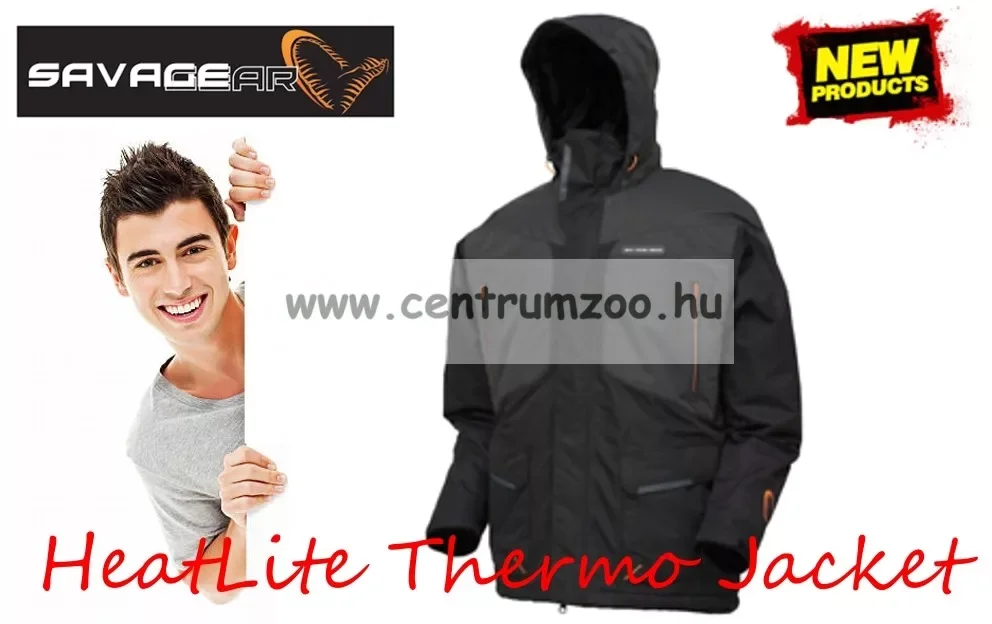 Savage Gear Heatlite Thermo Jacket M Prémium Dzseki (SVS59125) Azonnali szállítás