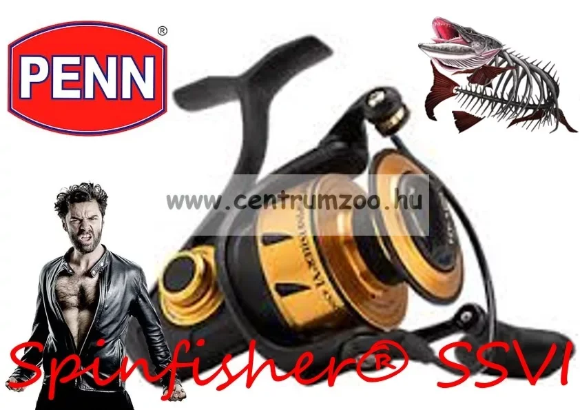 Biztonságos fizetés Penn® Spinfisher® Ssvi 4500 Elsőfékes Erős Orsó (1481262) New