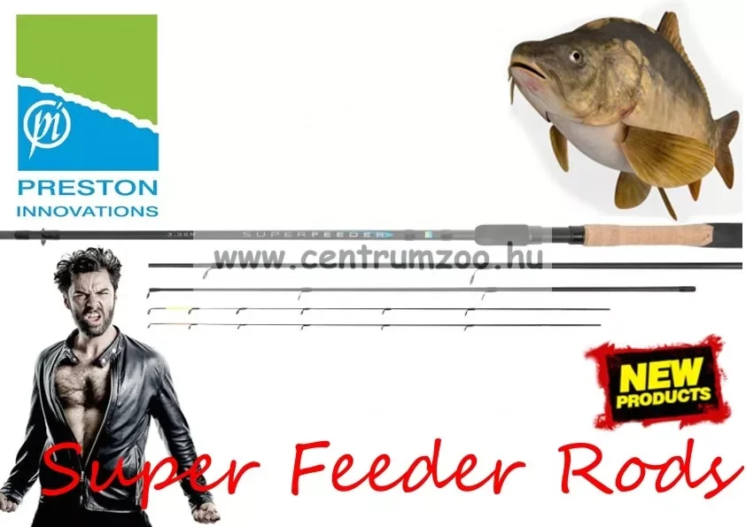 Árcsökkenés Preston Super Feeder Rods 330cm 50g feeder bot (P0070007)