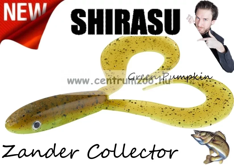 Balzer Shirasu Zander Collector Gumihal 12Cm 15G (0013676412) Green Pumpkin Árcsökkenés